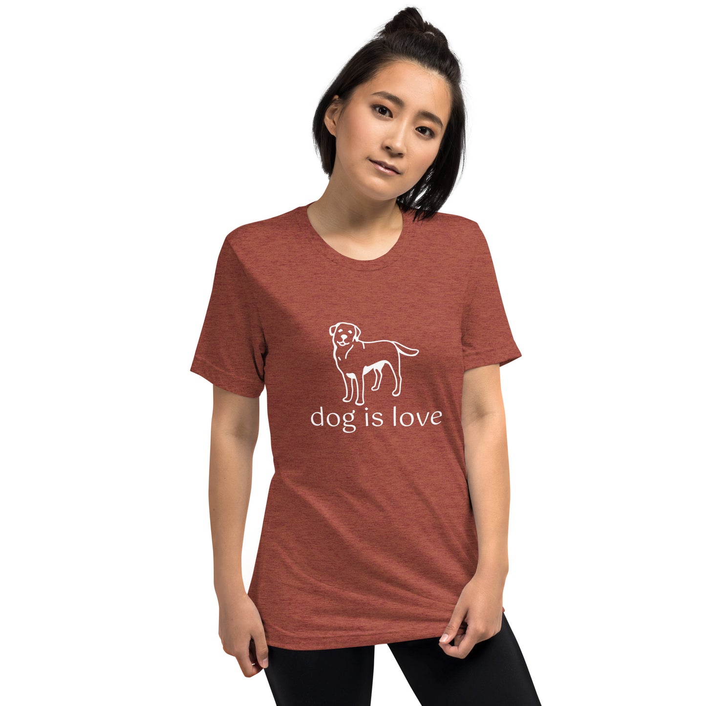 Unisex Short Sleeve Tee Dog is Love