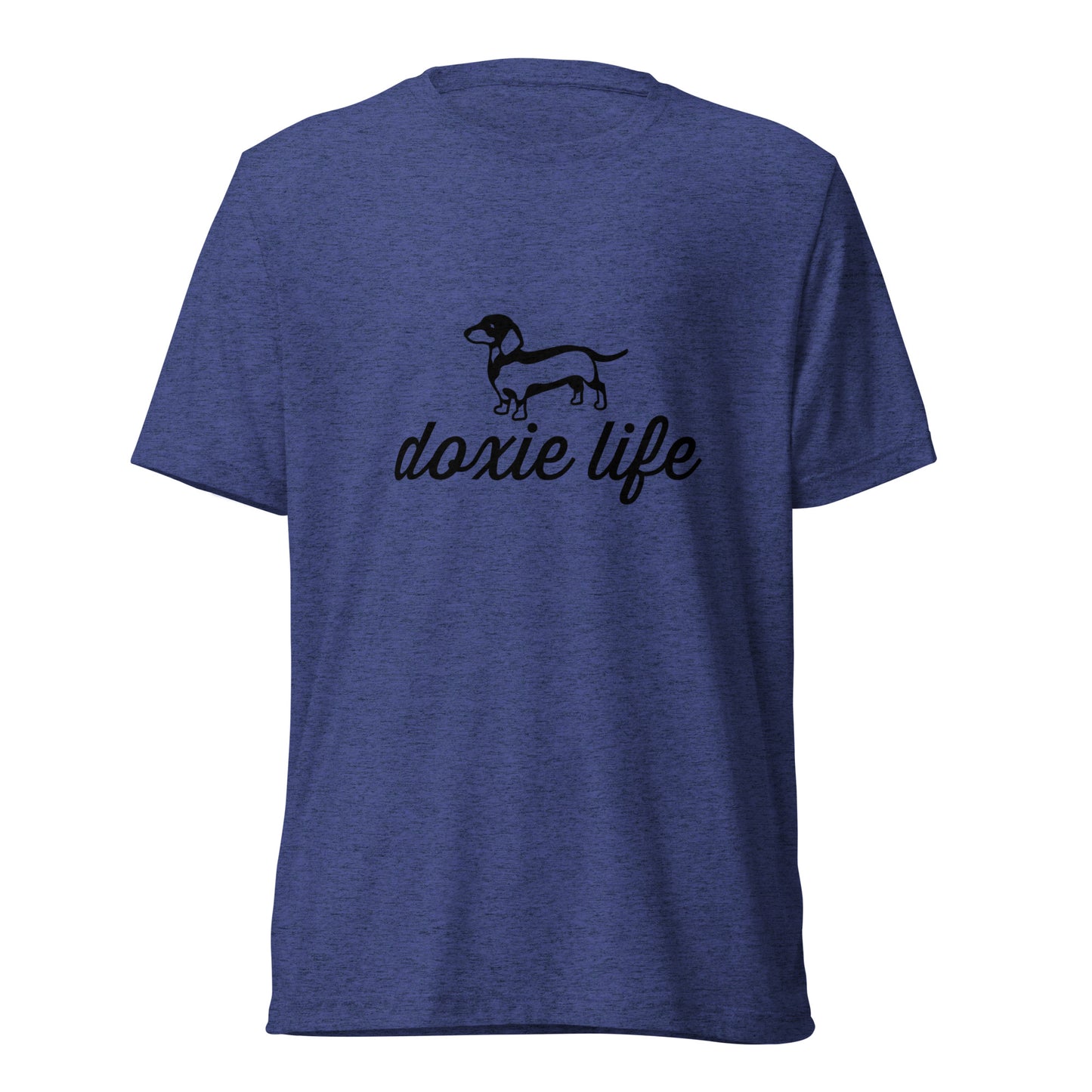 Short Sleeve Bella+Canvas Tee Doxie Life black ink