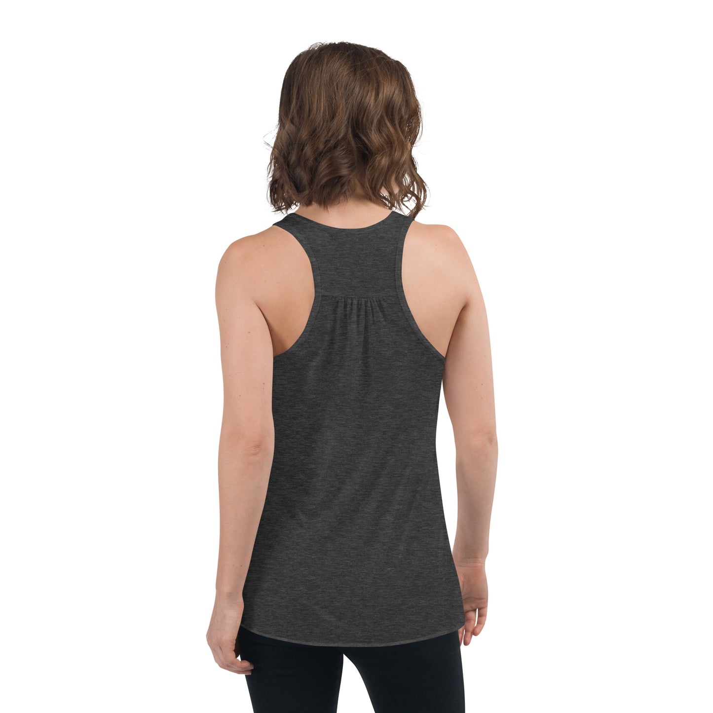 Women's Flowy Racerback Bella+Canvas Tank Let That Shit Go