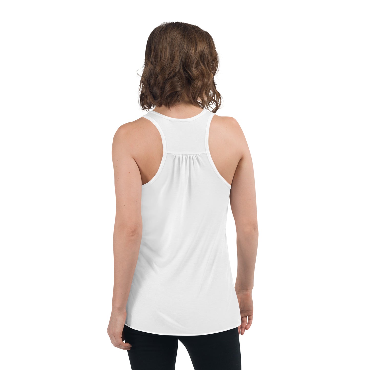 Women's Flowy Racerback Bella+Canvas Tank Open Your Mind