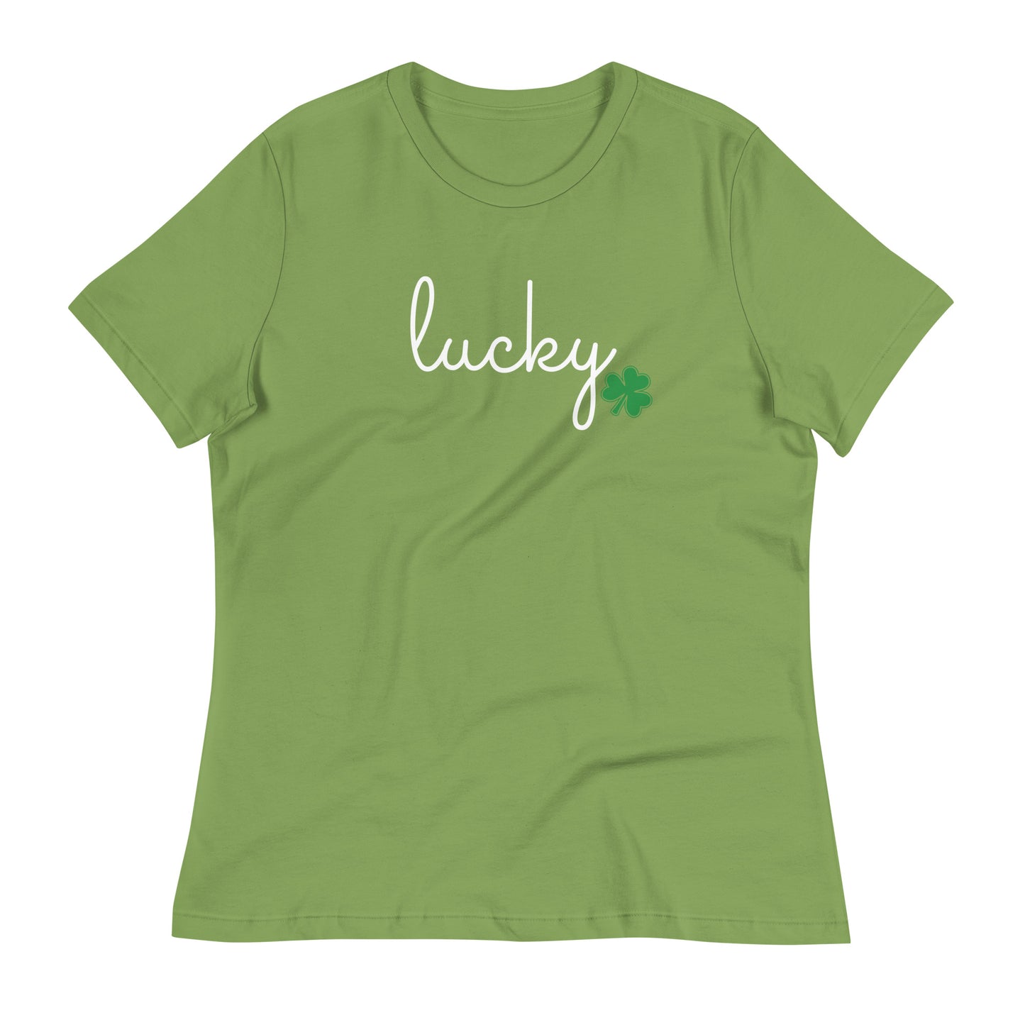 Women's Relaxed Fit Tee Lucky Clover