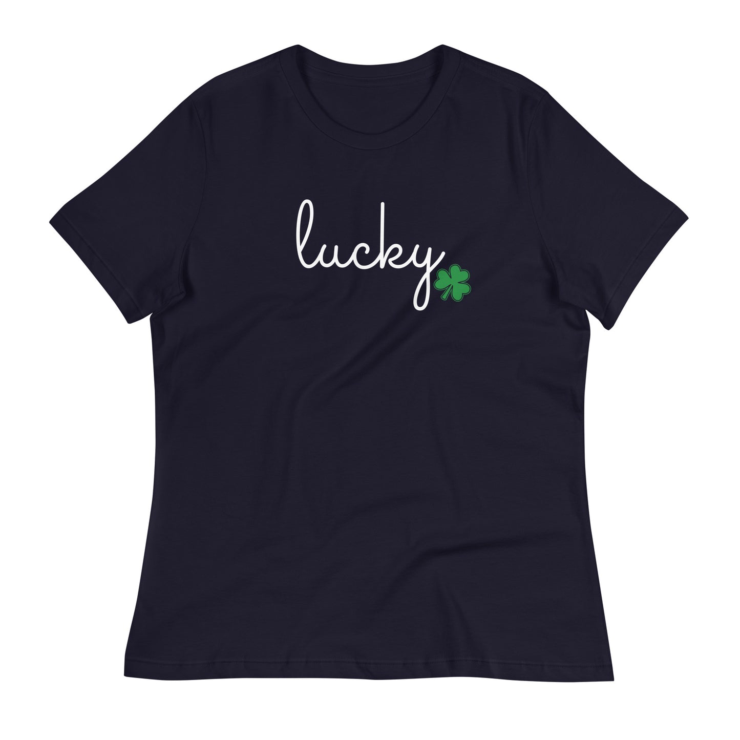 Women's Relaxed Fit Tee Lucky Clover