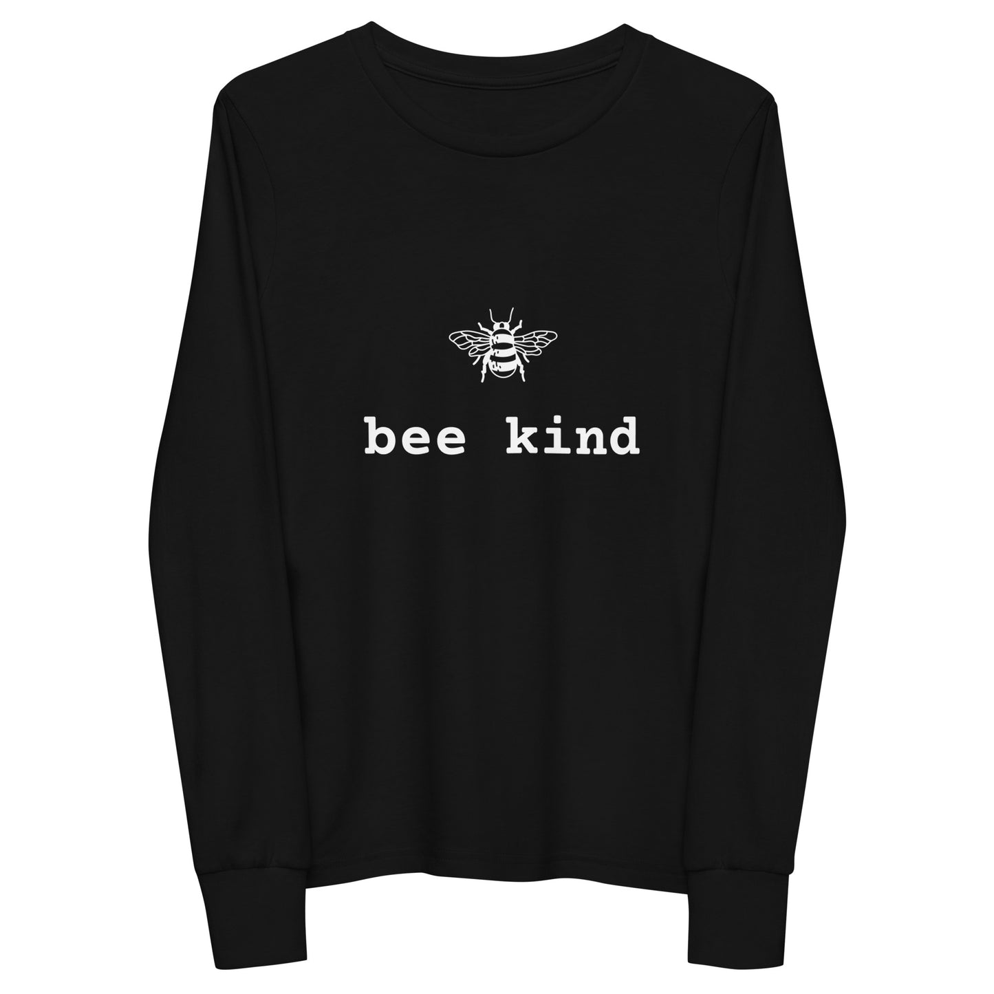 Youth Long Sleeve Bella+Canvas Tee Bee Kind