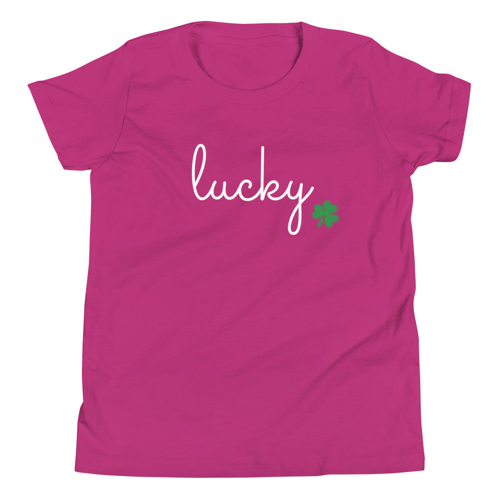 Youth Short Sleeve Tee Lucky Clover