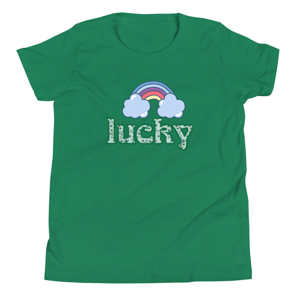 Youth Short Sleeve Tee Lucky Rainbow