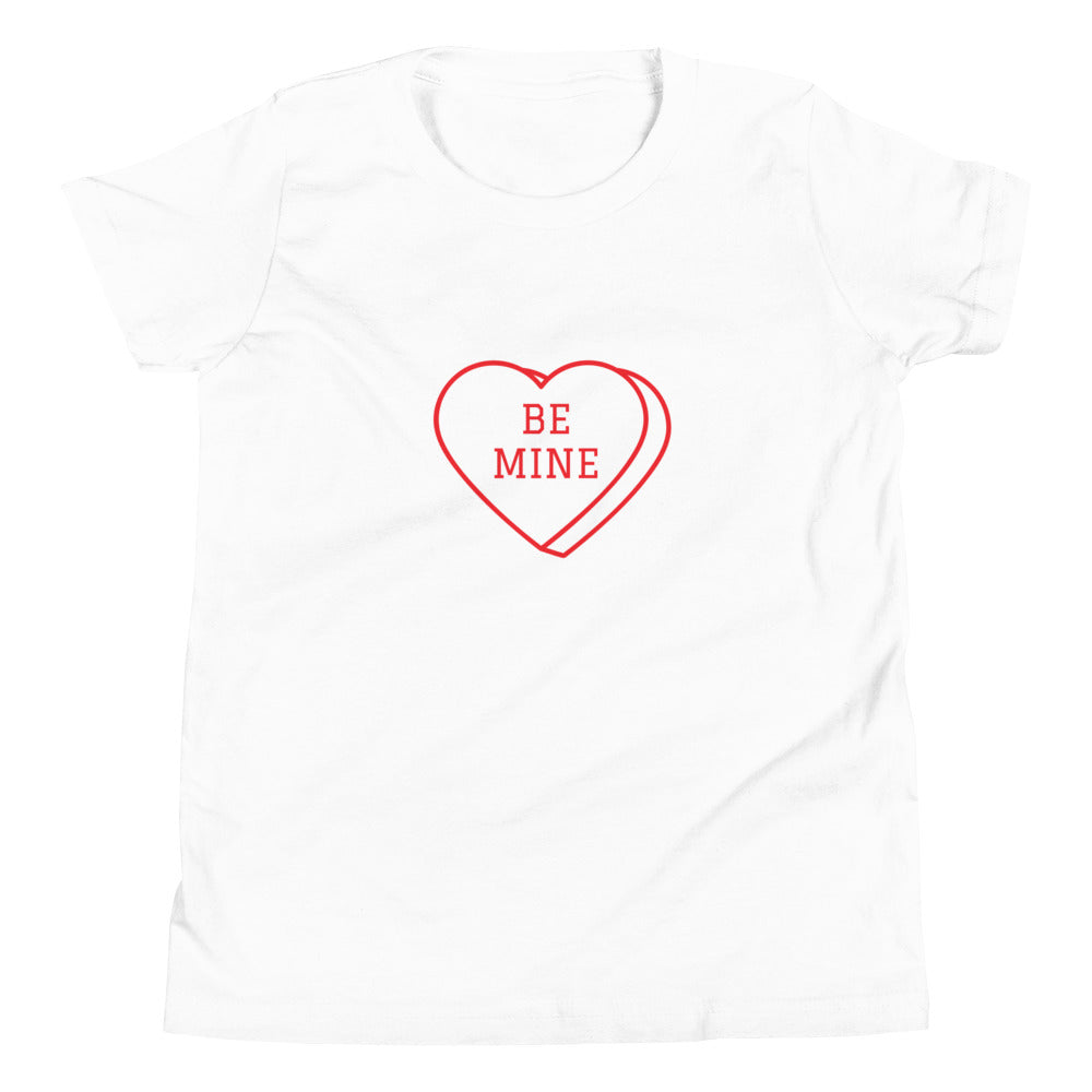 Youth Short Sleeve Bella+Canvas Tee Heart Be Mine